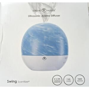 Serene House AROMATHERAPY Air Freshener Cool Mist Vapor Aroma Scent Diffuser NEW